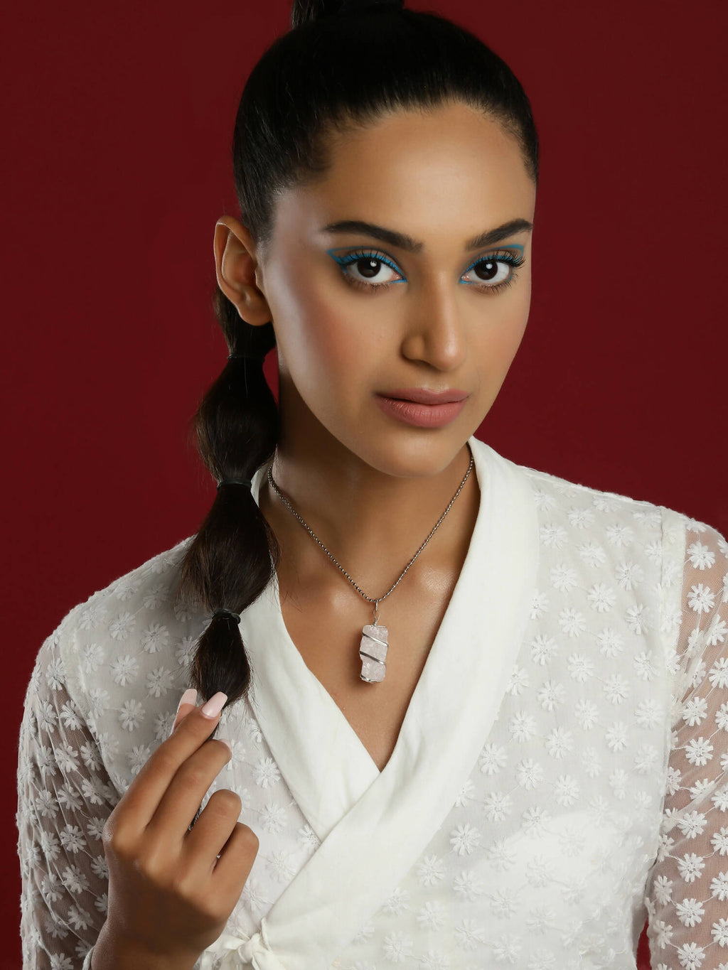 Women's Silver-Plated Chain - Ruby Raang | Grocsy