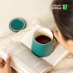 Udyan Tea Infuser Mug - Forest Green | Grocsy