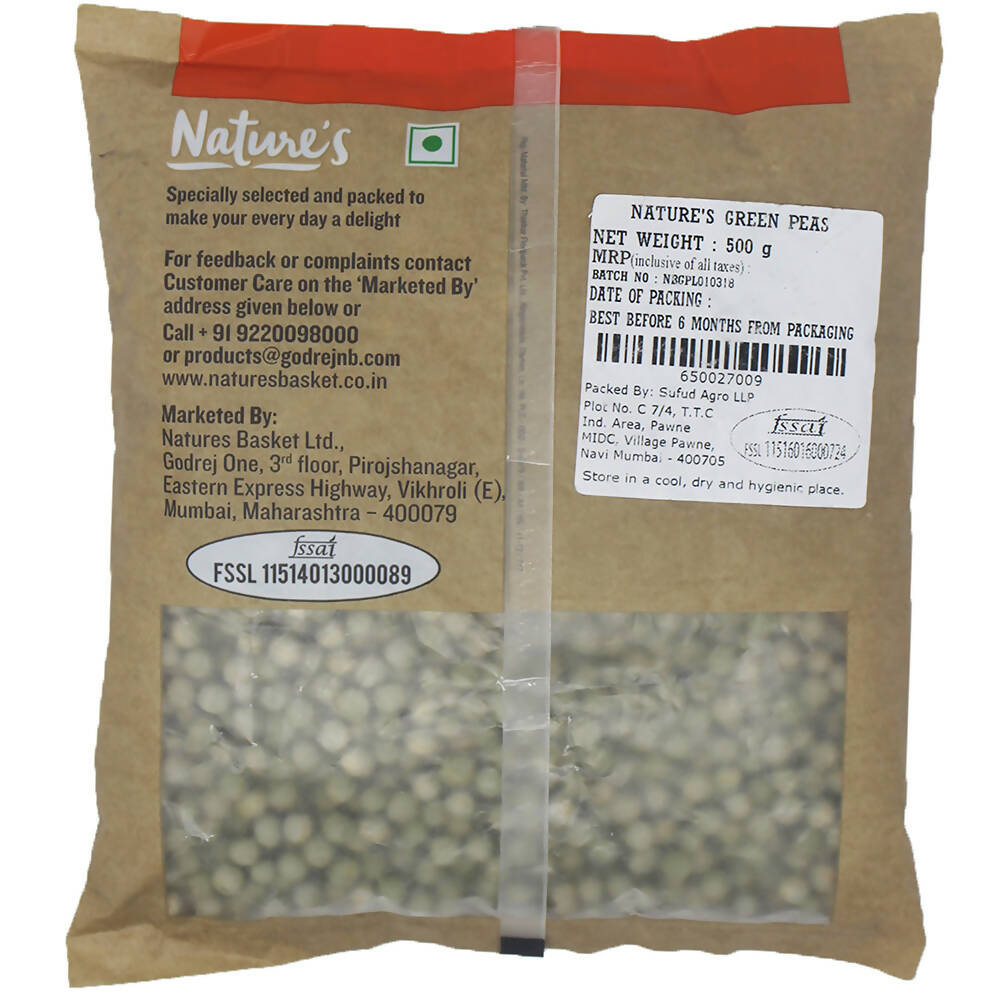 Nature's Green Peas | Grocsy