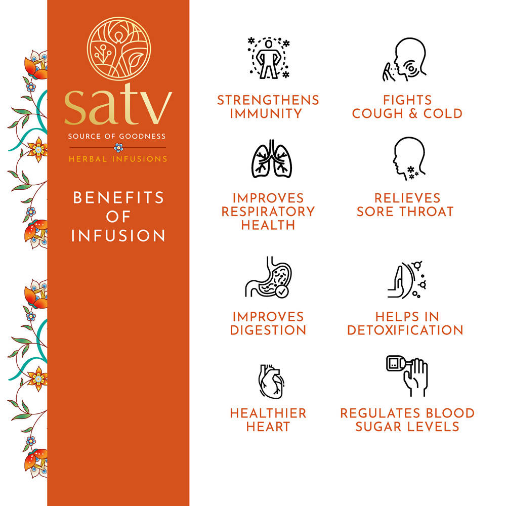 Satv Immunity Herbal Tea Bags | Grocsy