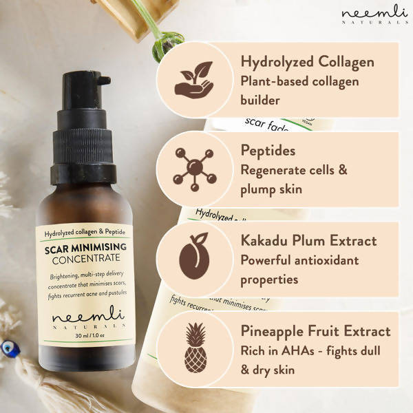 Neemli Naturals Hydrolysed Collagen & Peptide Scar Minimising Concentrate | Grocsy