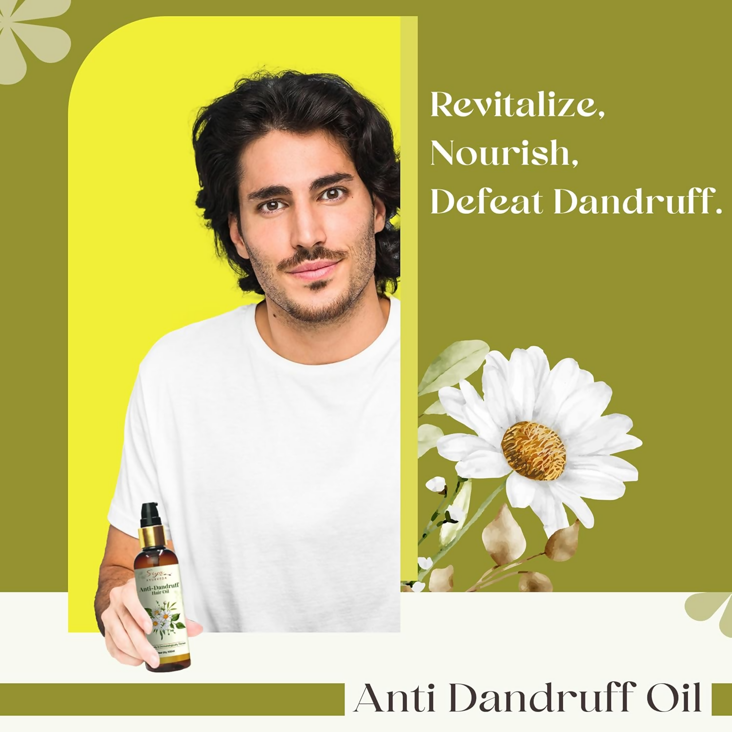 Siya Ayurveda Anti-Dandruff Oil - Ayurvedic Dandruff Treatment | Grocsy