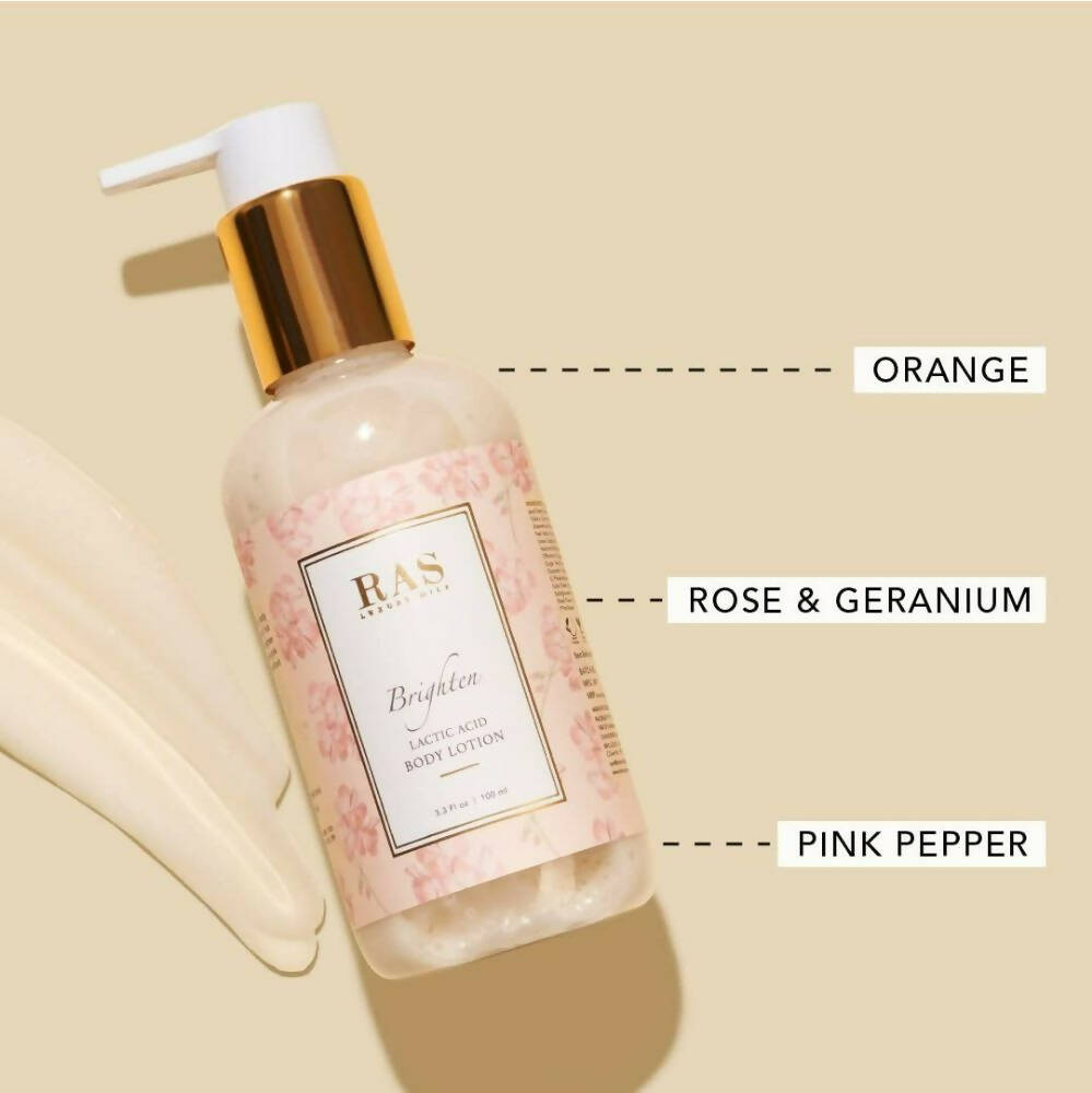 Ras Luxury Oils Brighten Exfoliating Body Lotion | Grocsy