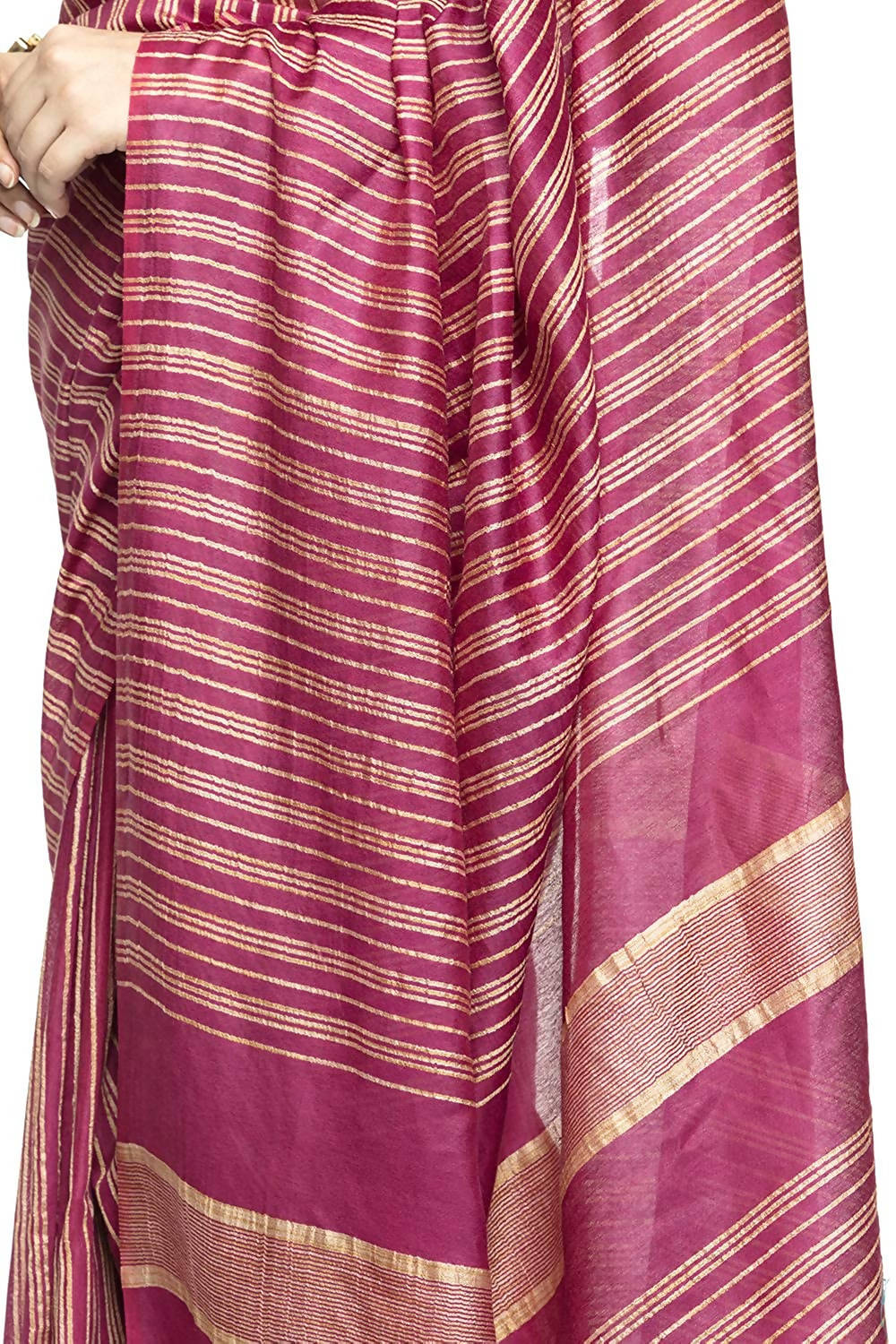 Mominos Fashion Purple Color Bhagalpuri Saree | Grocsy