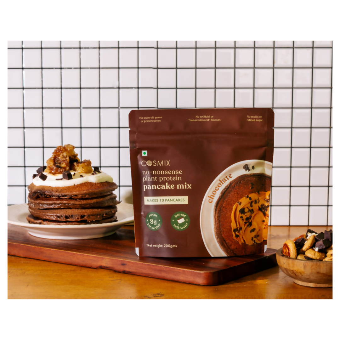Cosmix no nonsense plant protein pancake mix Chocolate | Grocsy