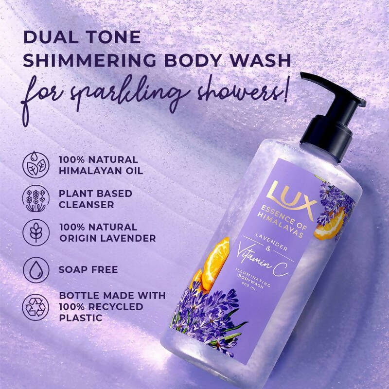 Lux Essence Of Himalayas Lavender & Vitamin C Illuminating Body Wash | Grocsy