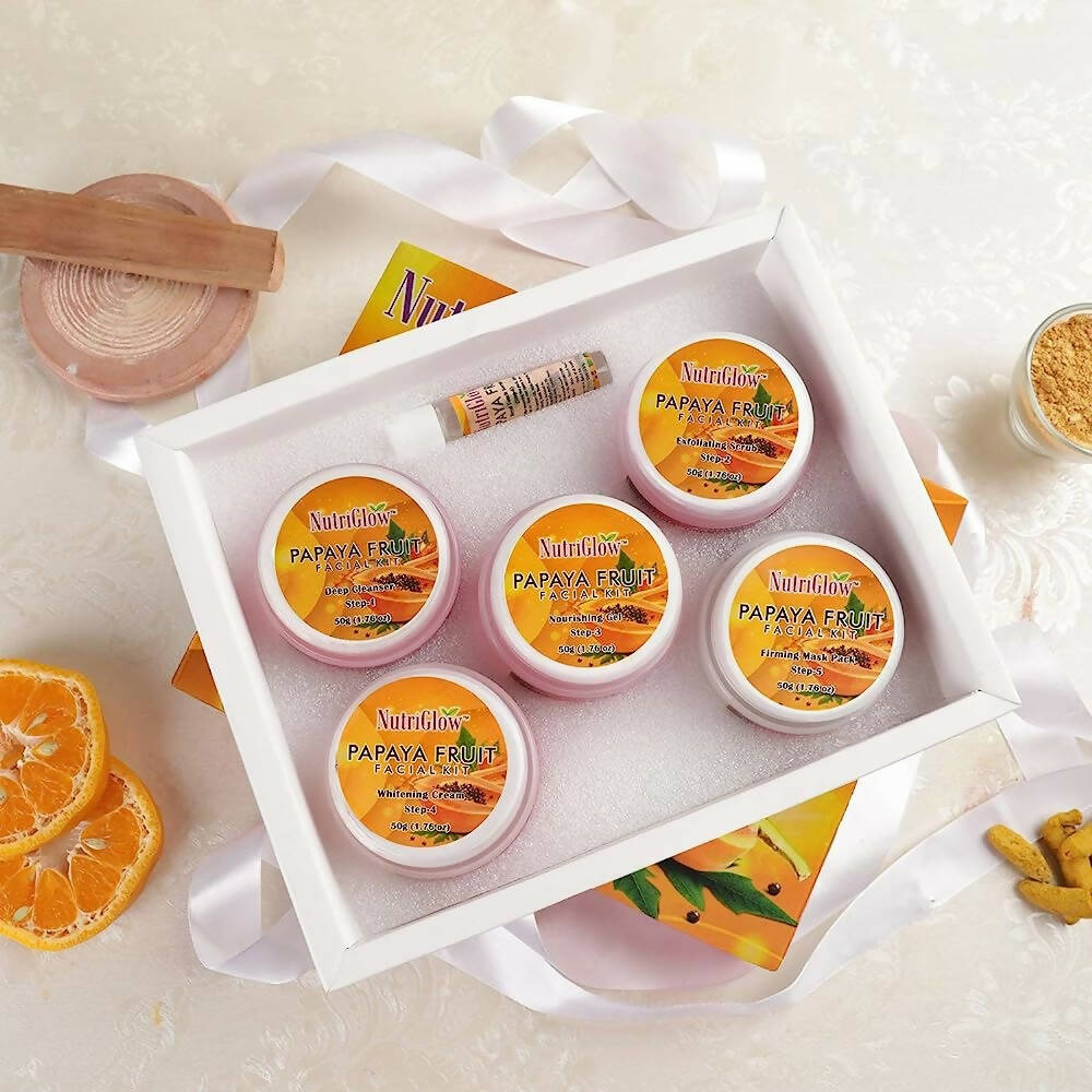 NutriGlow Papaya Fruit Facial Kit | Grocsy