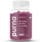 Purna As Long As You Love Me Ceramides Gummies - Passion Fruit | Grocsy