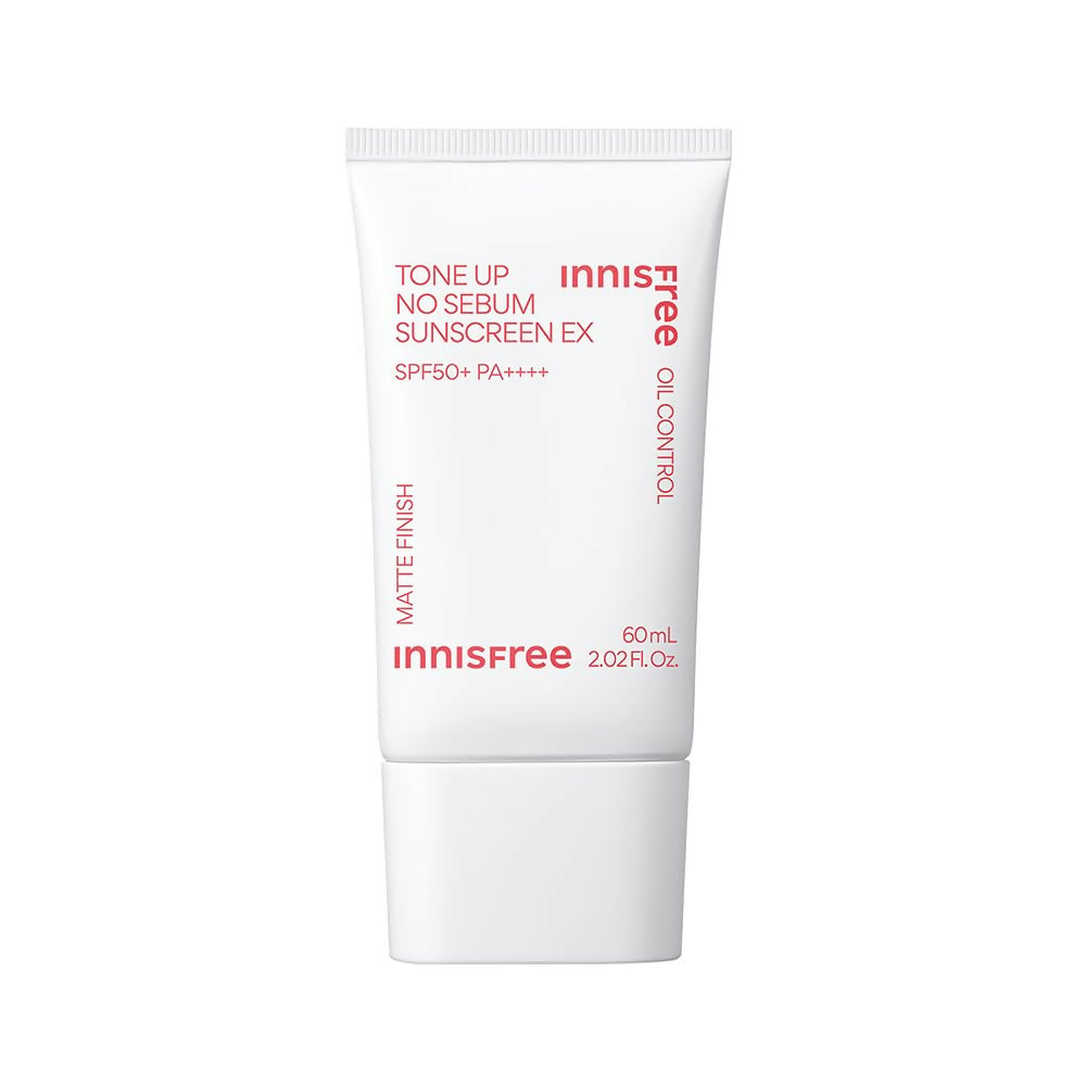 Innisfree Tone Up No Sebum Sunscreen with SPF 50+ PA++++ Korean Sunscreen | Grocsy