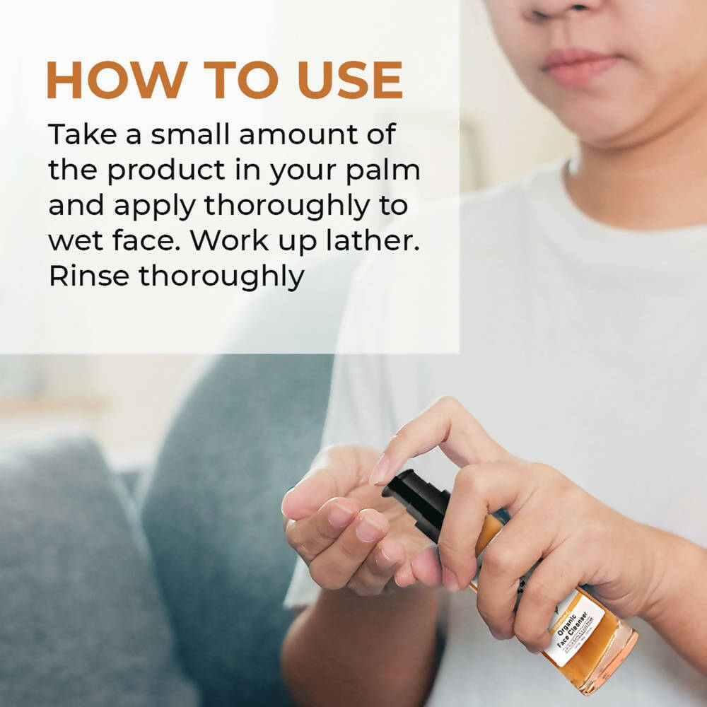 Organic Harvest Vitamin C Organic Face Cleanser | Grocsy
