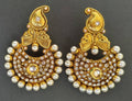 White Kemp Mango Designer Earrings | Grocsy