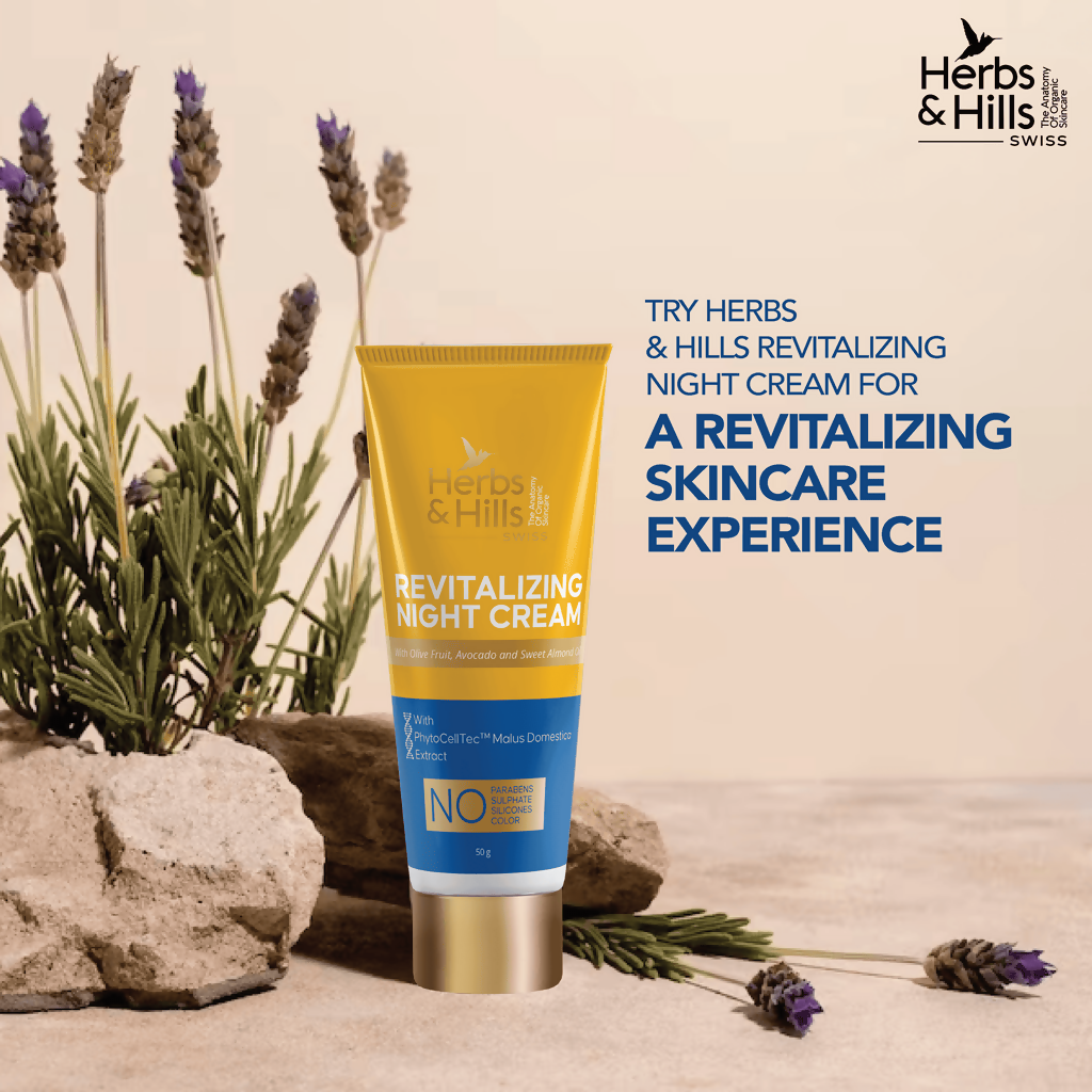 Herbs & Hills Revitalizing Night Cream (Swiss Range) | Grocsy