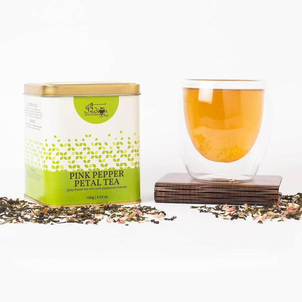The Indian Chai – Pink Pepper Petal Tea | Grocsy