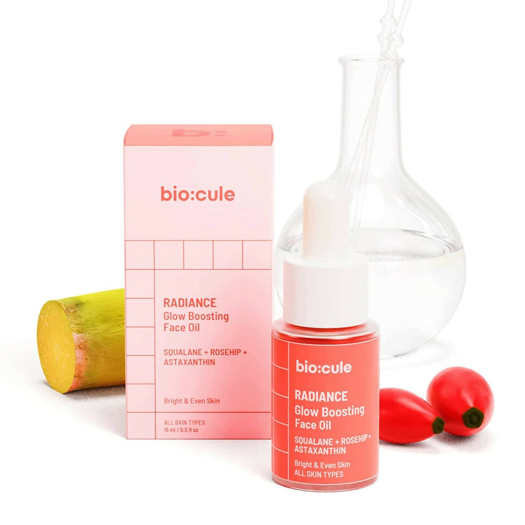 Biocule Radiance Glow Boosting Face Oil | Grocsy