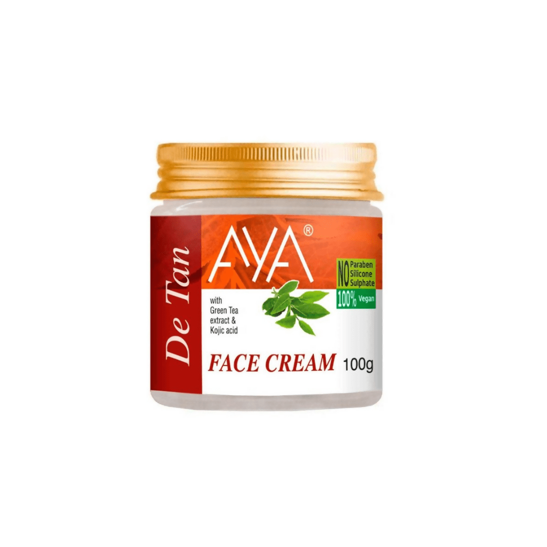 AYA De-Tan Face Cream With Green Tea Extract & Kojic Acid | Grocsy
