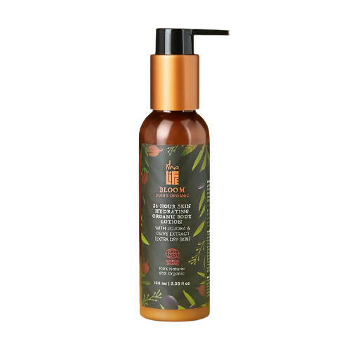 Isha Life 24 Hours Skin Hydrating Organic Body Lotion With Jojoba & Olive Extract | Grocsy