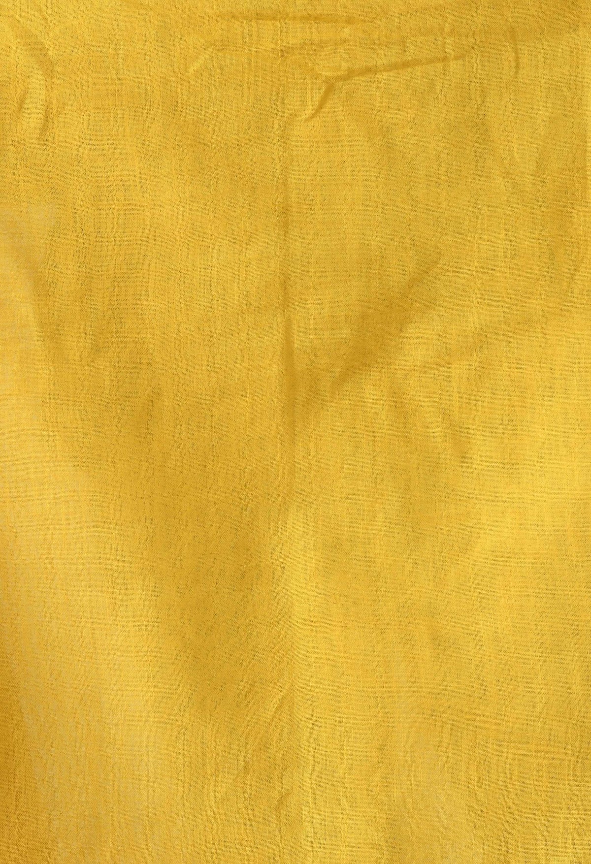 Mominos Fashion Moeza Yellow Bhagalpuri Handloom Silk Linen Saree with unstitched Blouse piece | Grocsy