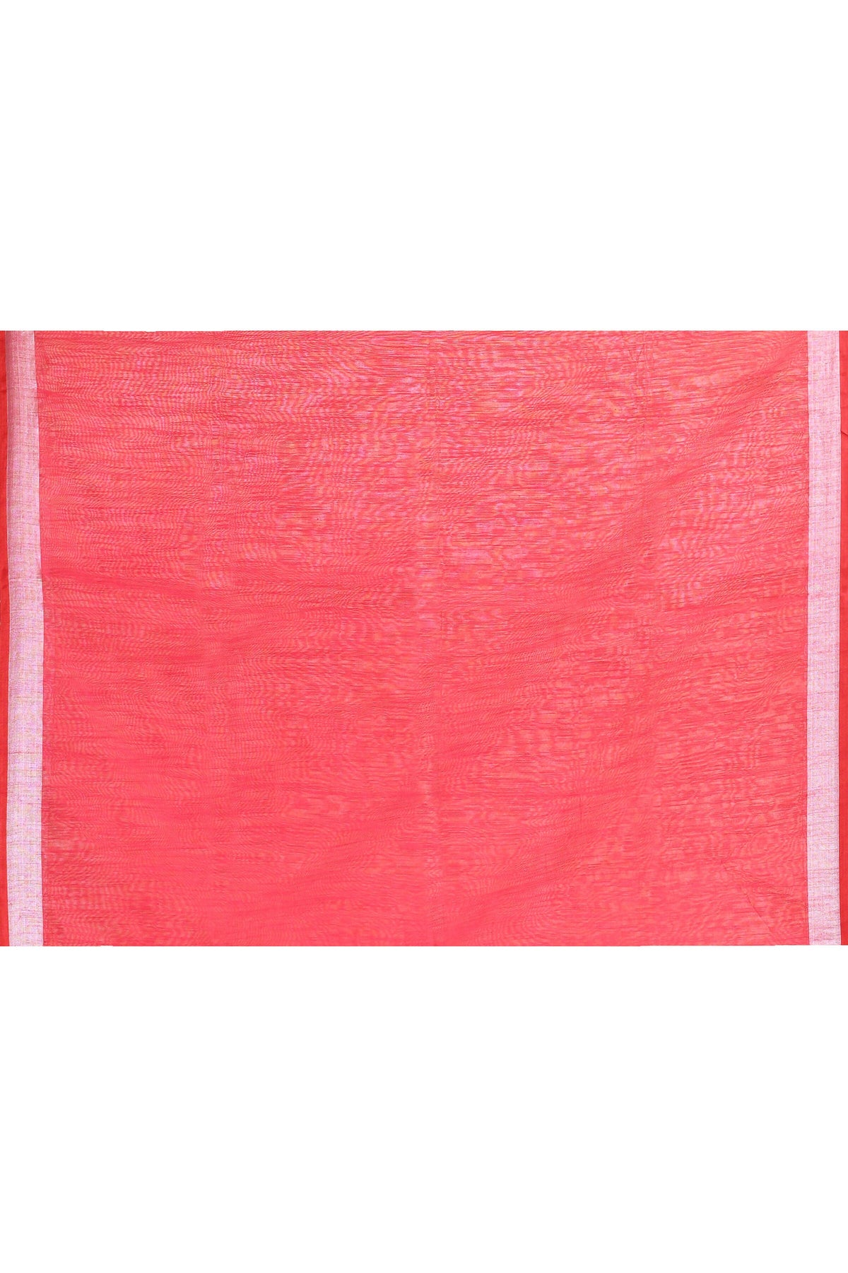 Piyari Fashion Women's Rani Pink Embellished Cotton Blend Zari Border Handloom Saree | Grocsy