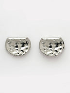 NVR Women Silver-Plated Contemporary Studs Earrings | Grocsy