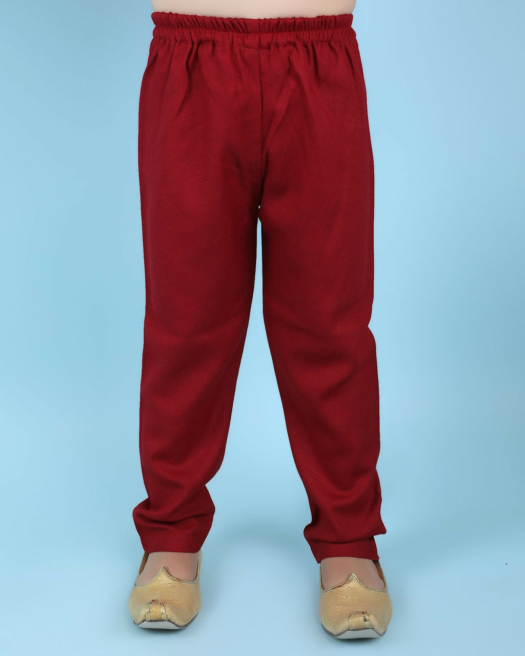 Joban Fashion Kids Island Cotton Full Sleeves Printed Kurta and Pyjama- Maroon | Grocsy