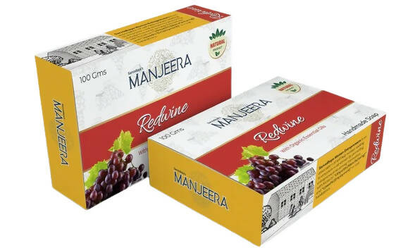 Manjeera Red Wine Hand Made Soap | Grocsy