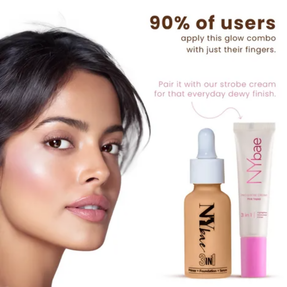 NY Bae 3 IN 1 Serum Foundation - Warm Honey 14 | Grocsy