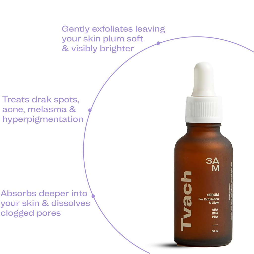 3 AM Serum For Exfoliation and Glow | Grocsy