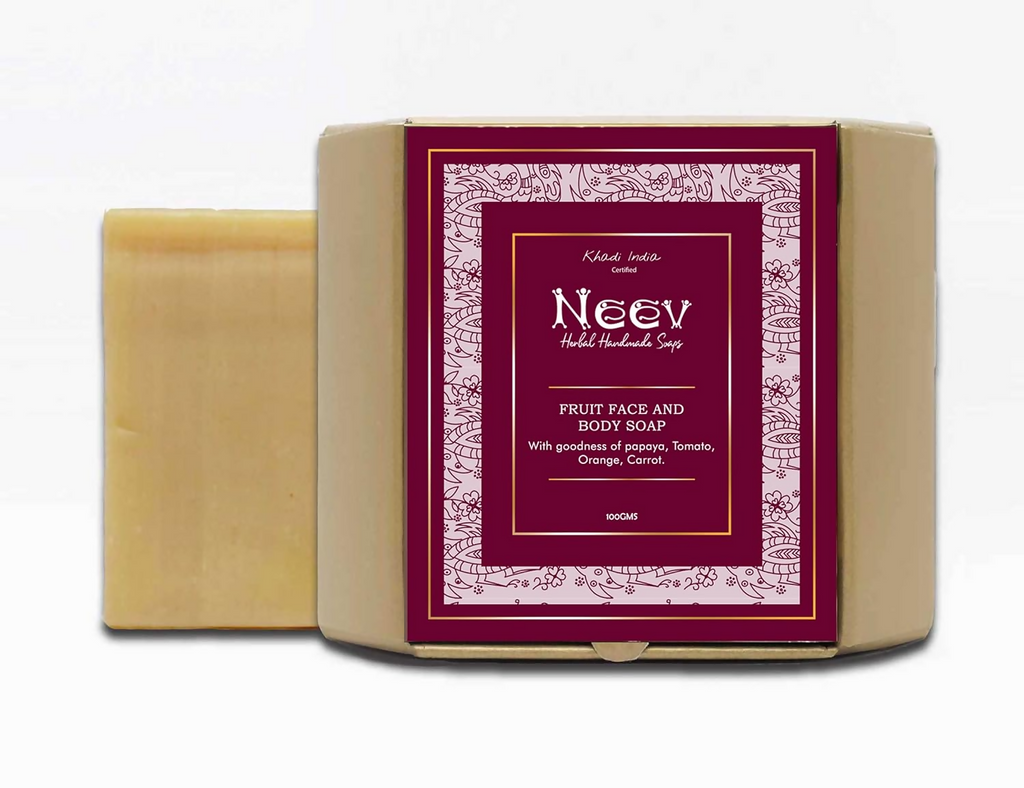 Neev Herbal Handmade Soaps Fruit Face And Body | Grocsy