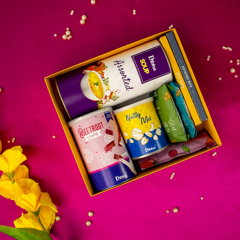 Dibha Women's Day Premium Complete Gift Hamper Box | Grocsy