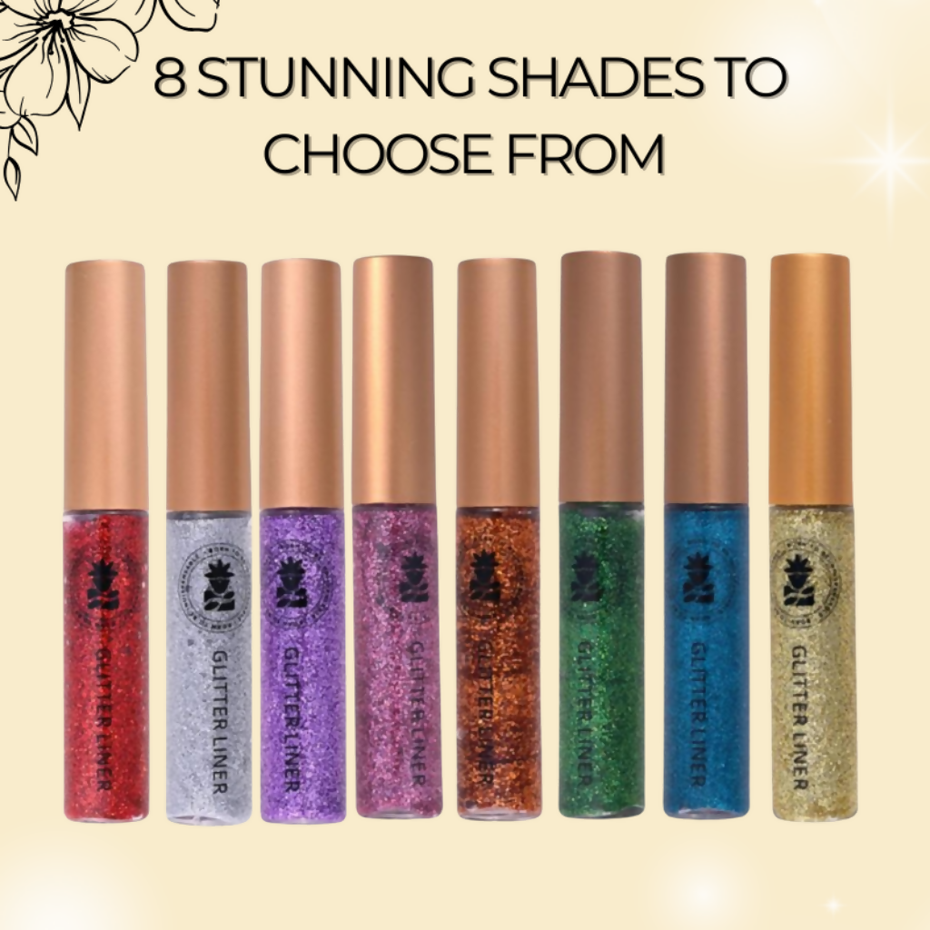 BOBI Glitter Eyeliner Purple Diamond Sparkle Finish | Grocsy