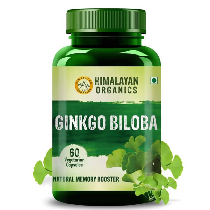 Himalayan Organics Ginkgo Biloba Vegetarian Capsules | Grocsy