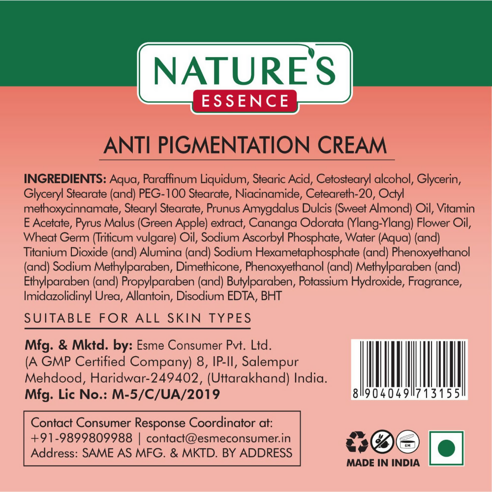 Nature's Essence Facialist Anti Pigmentation Cream | Grocsy