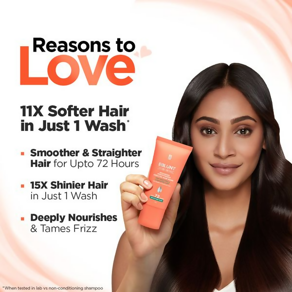 BBlunt Advanced Smoothening Keratin Hair Mask with Keratin & Hyaluronic Acid | Grocsy