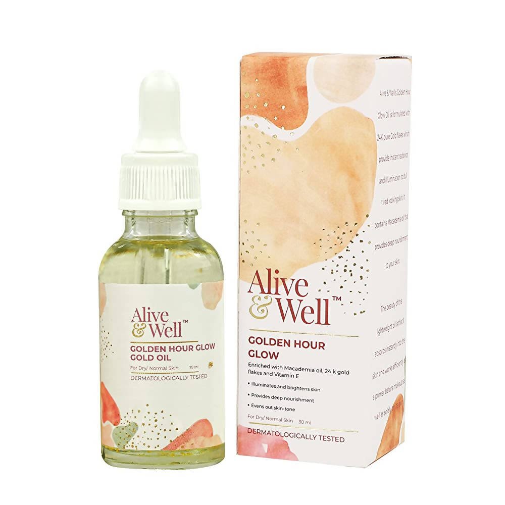 Alive & Well Gold Face Oil | Grocsy