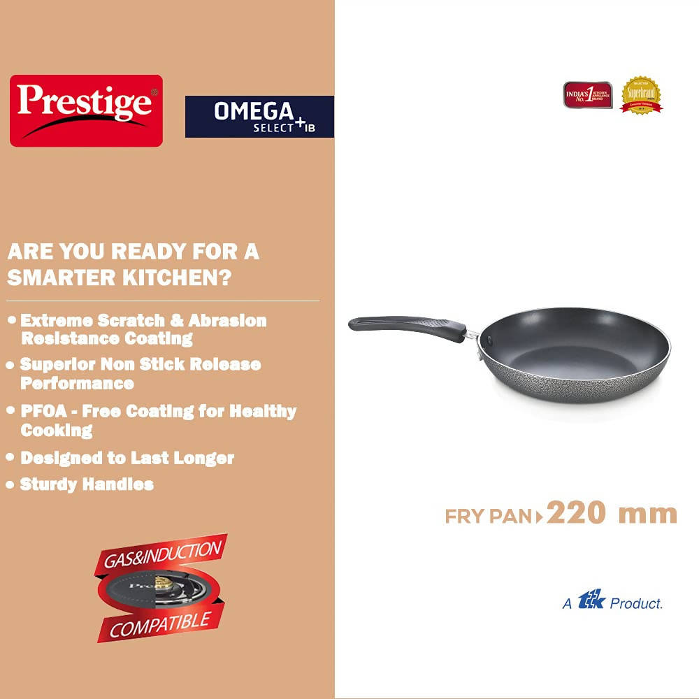 Prestige Aluminium Omega Select Plus IB Non-Stick Fry Pan | Grocsy