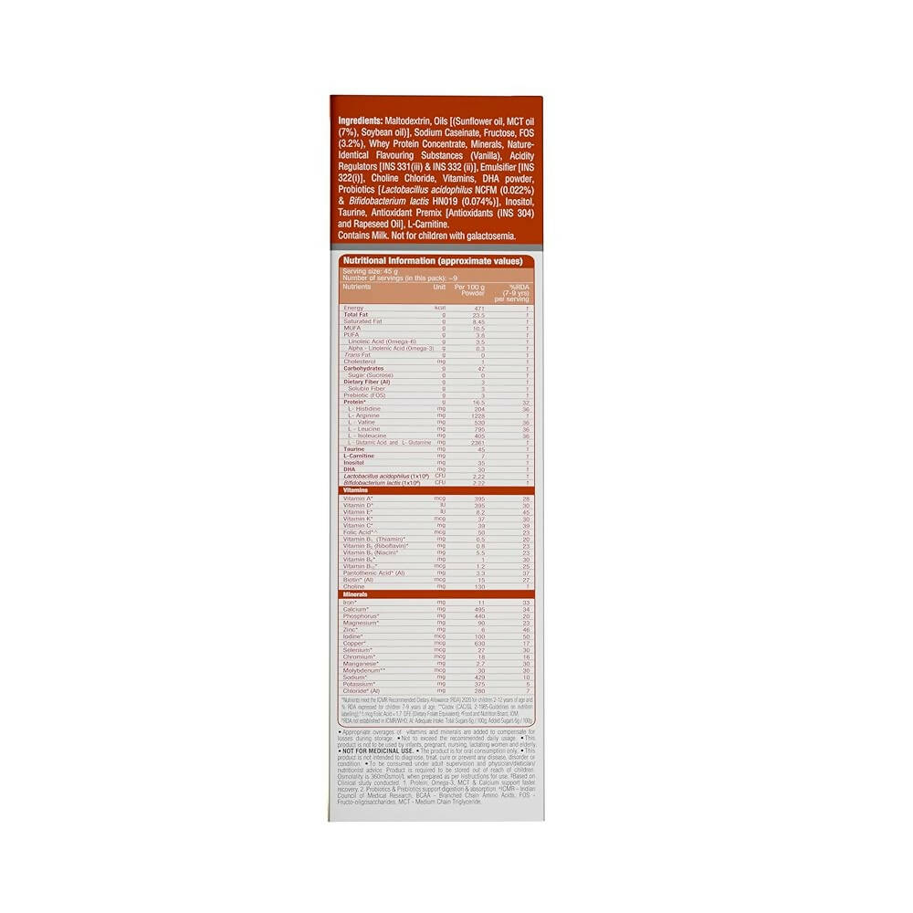 Groviva Advance High Protein Enteral Feed Child Formula Powder - Vanilla Flavor | Grocsy