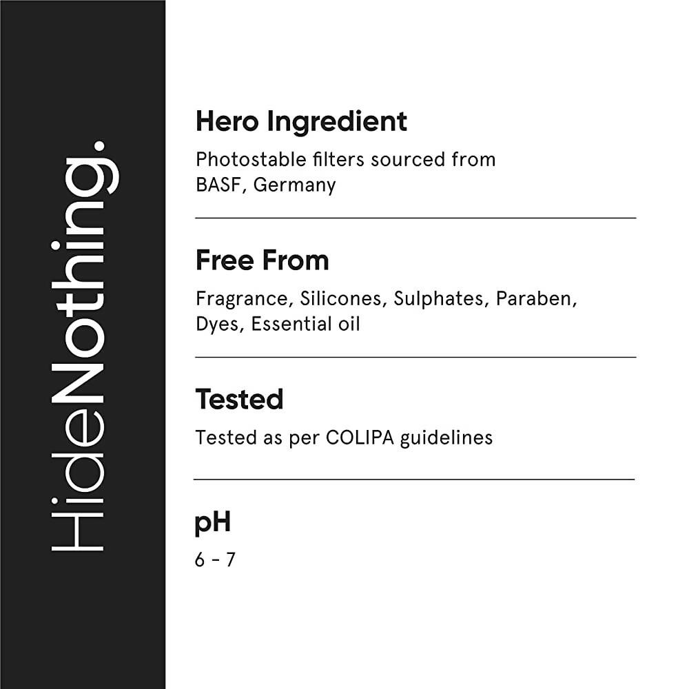 Minimalist Sunscreen SPF 60 PA ++++ For Sensitive Skin Broad Spectrum Sunscreen With Potent Antioxidants & Advanced Filters | Grocsy
