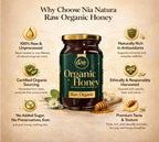 Nia Natura Organic Raw Organic Honey | Grocsy