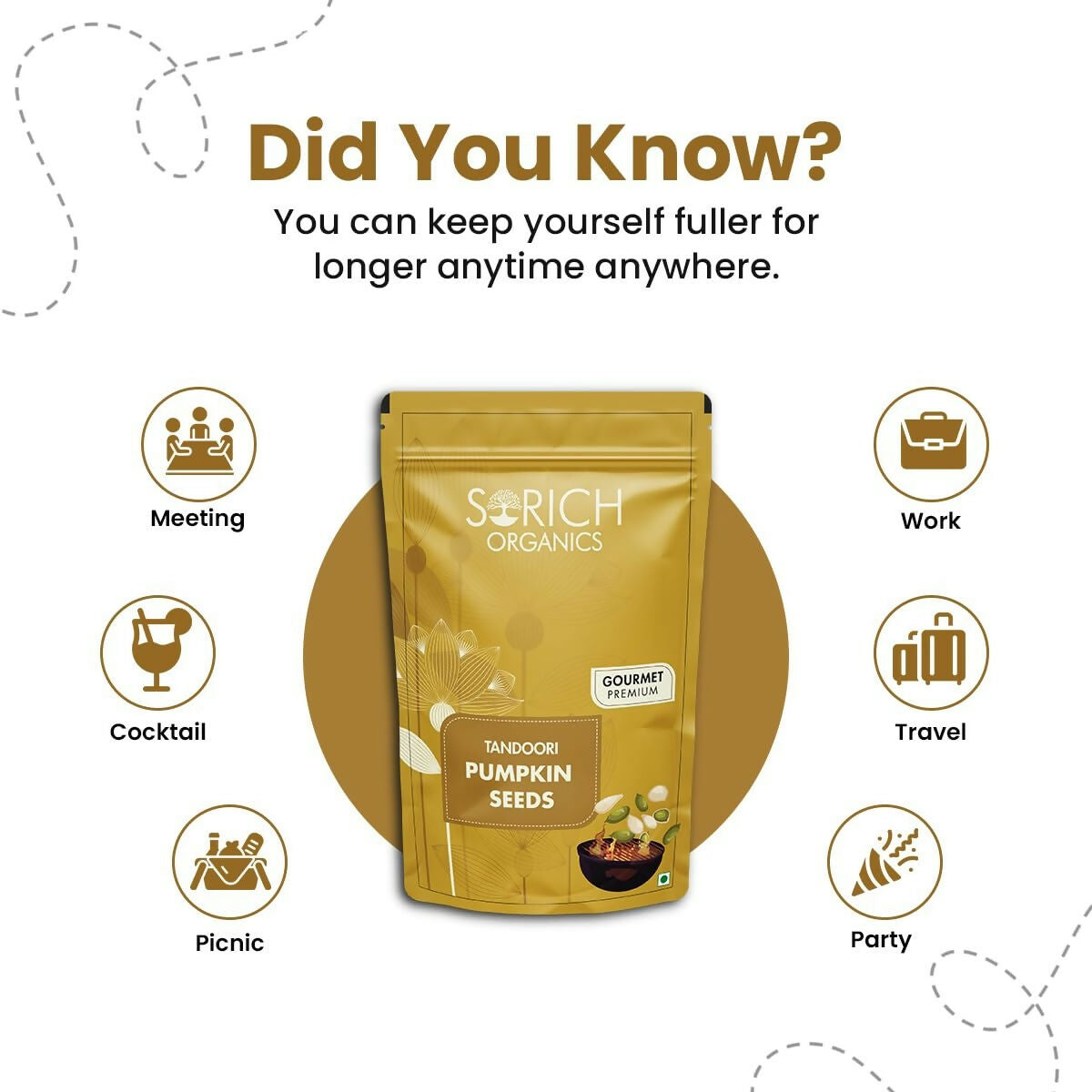 Sorich Organics Tandoori Pumpkin Seeds | Grocsy