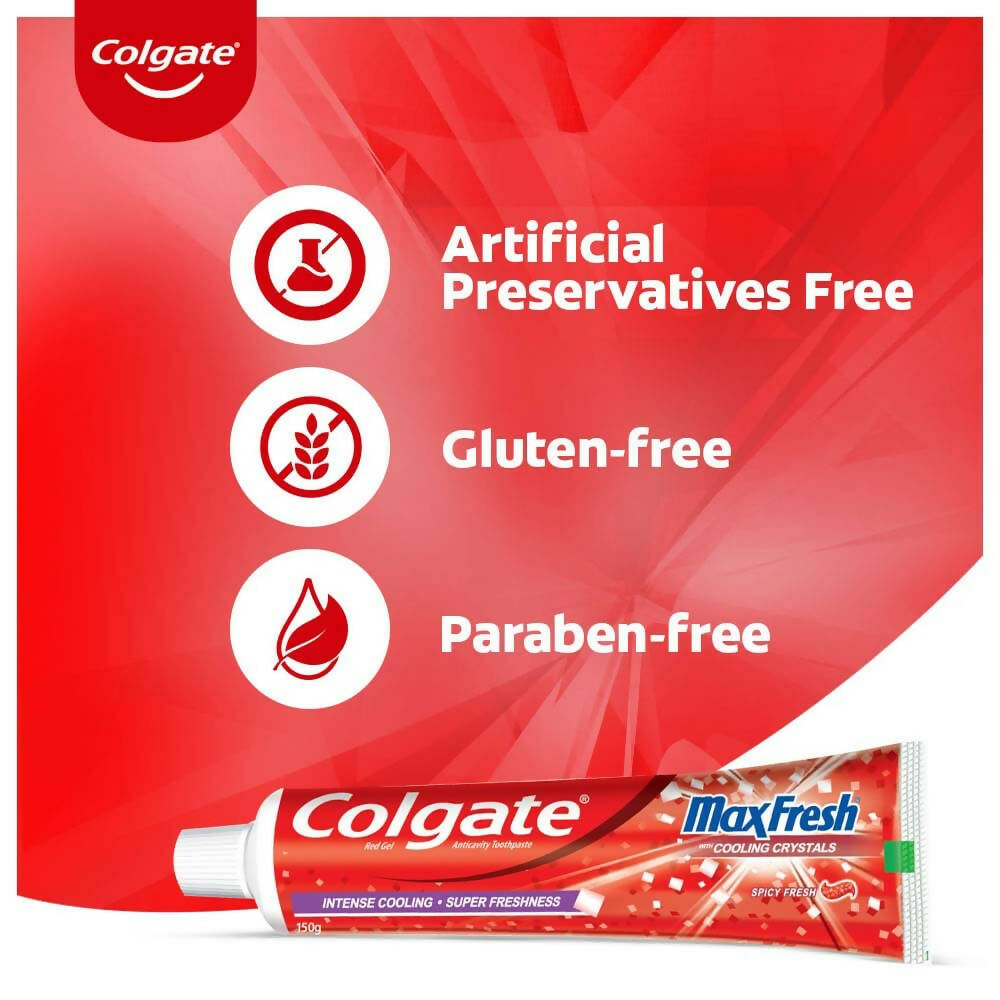 Colgate MaxFresh Anticavity Toothpaste Gel | Grocsy