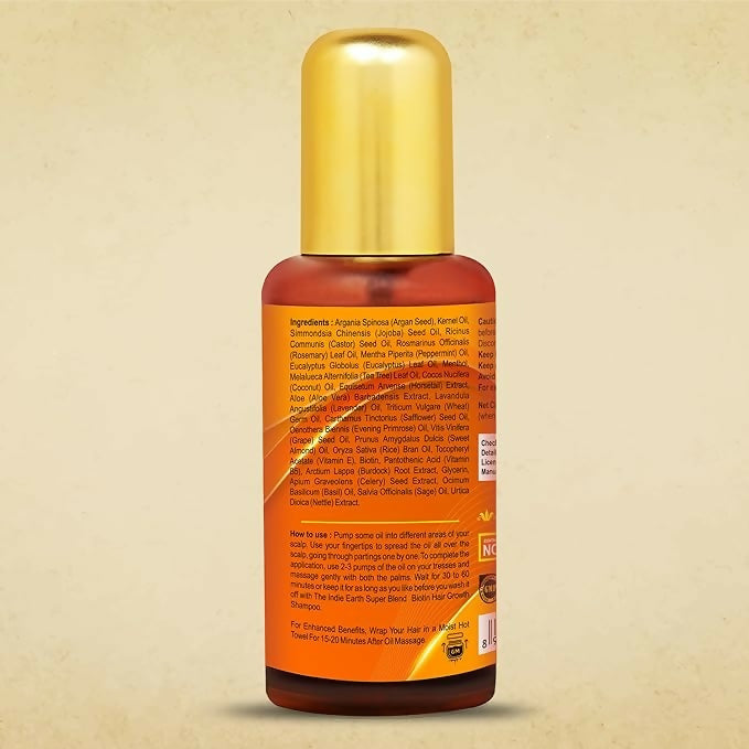 The Indie Earth Rosemary Mint Biotin Hair Oil | Grocsy