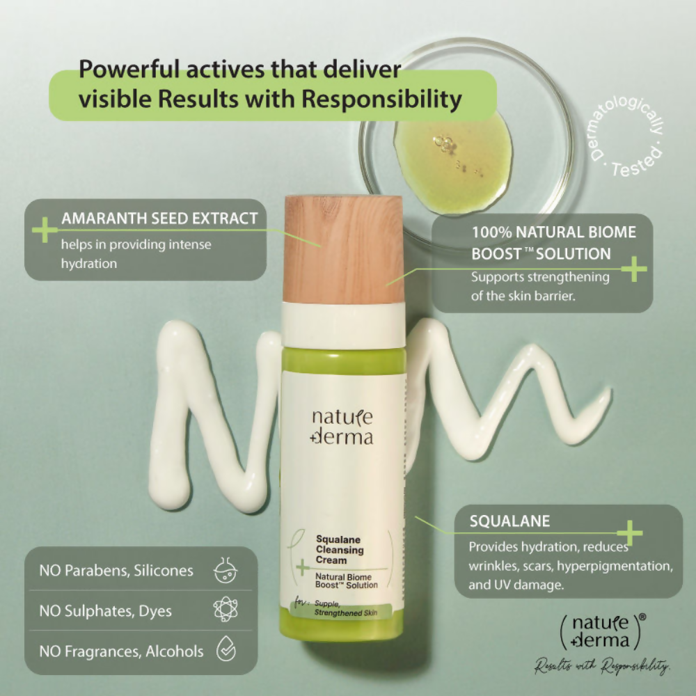 Nature Derma Squalane Cleansing Cream | Grocsy