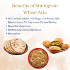 Earthen Story Certified Organic Multigrain Flour - Swadesiicart