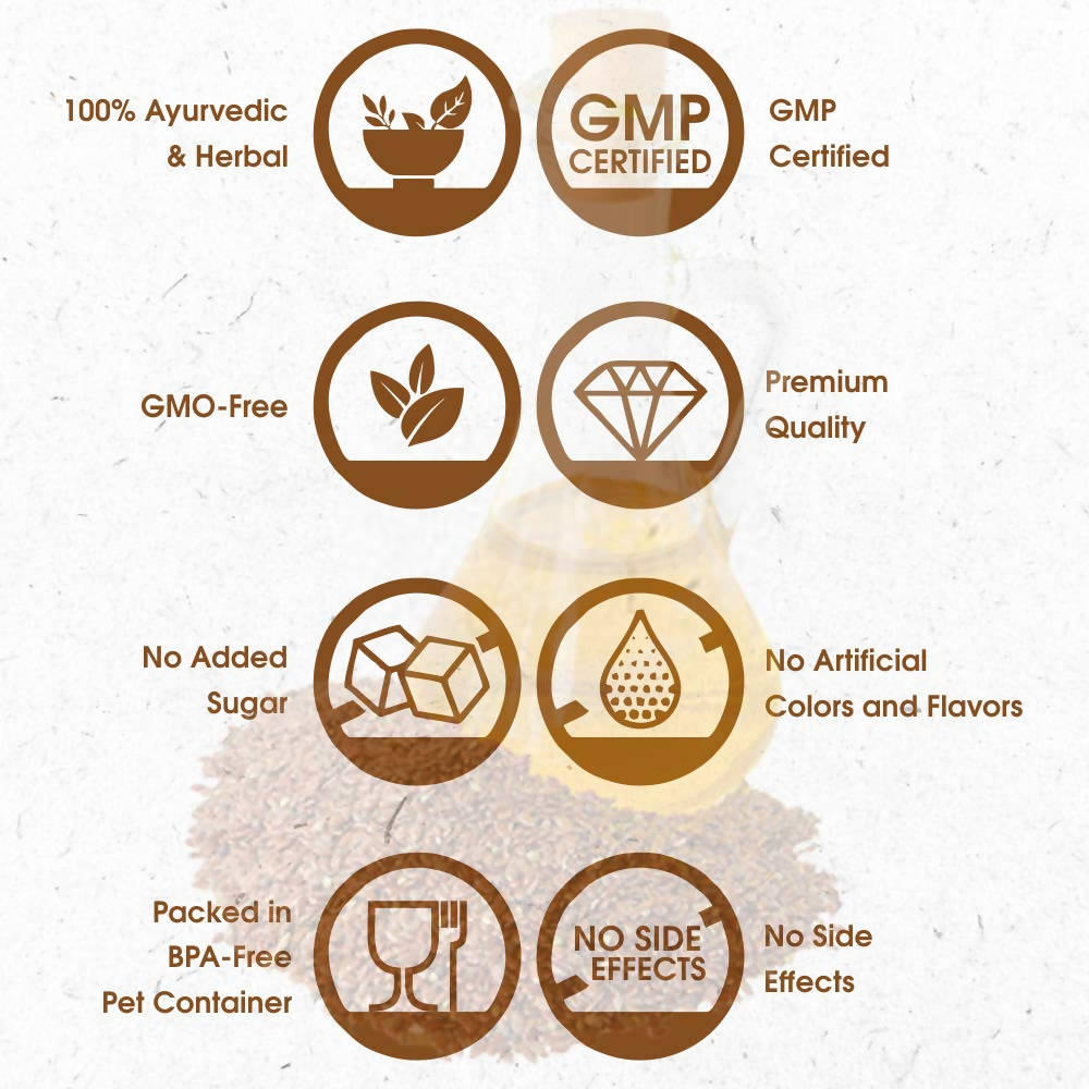 Krishna's Herbal & Ayurveda Flaxseed Oil | Grocsy