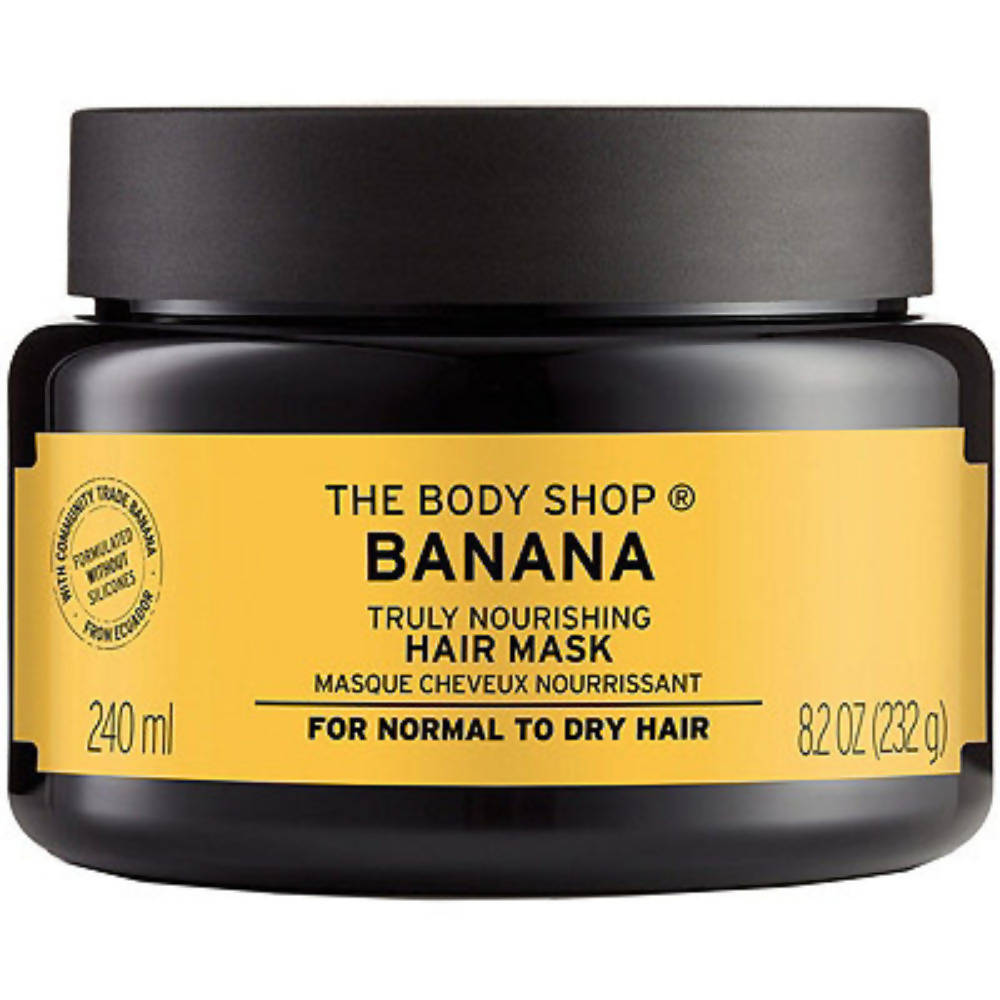 The Body Shop Banana Truly Nourishing Hair Mask | Grocsy