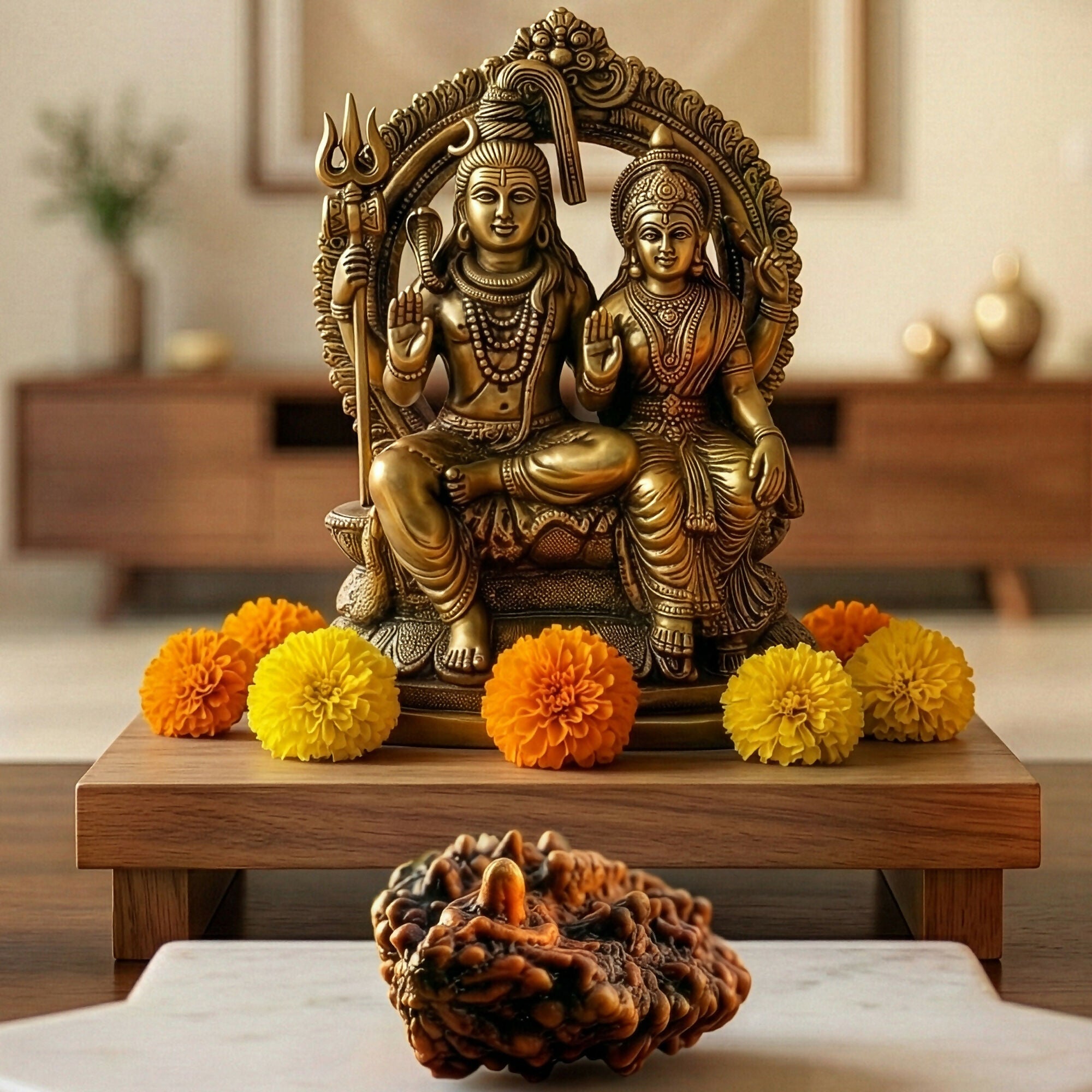 Pujashree Shivling Rudraksh – Divine Rudraksha for Lord Shiva Blessings, Spiritual Growth & Protection | Grocsy