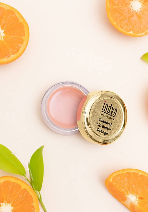 Indya Vitamin E Lip Butter - Orange | Grocsy
