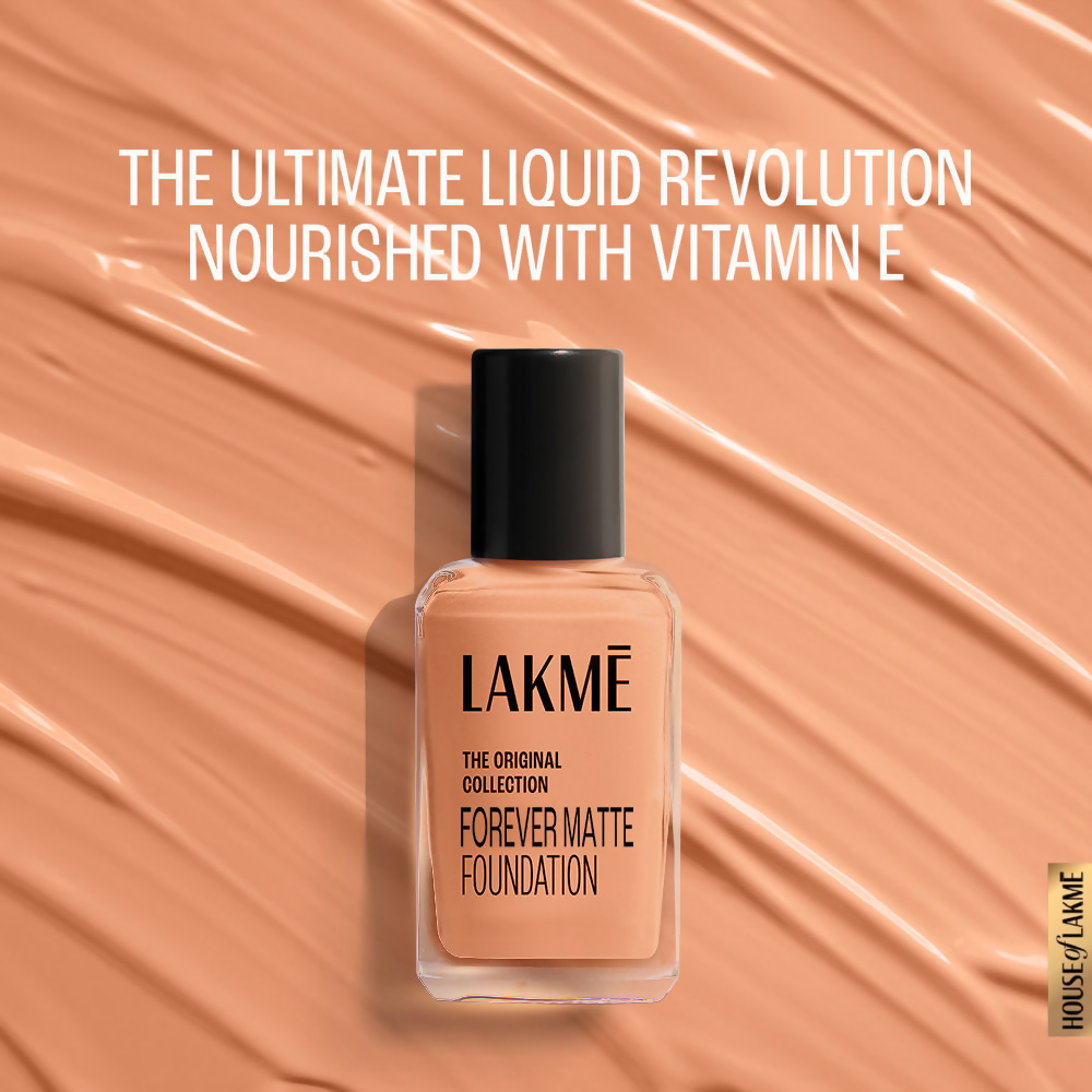 Lakme Forever Matte Foundation For Superior Coverage - Resist Pearl | Grocsy