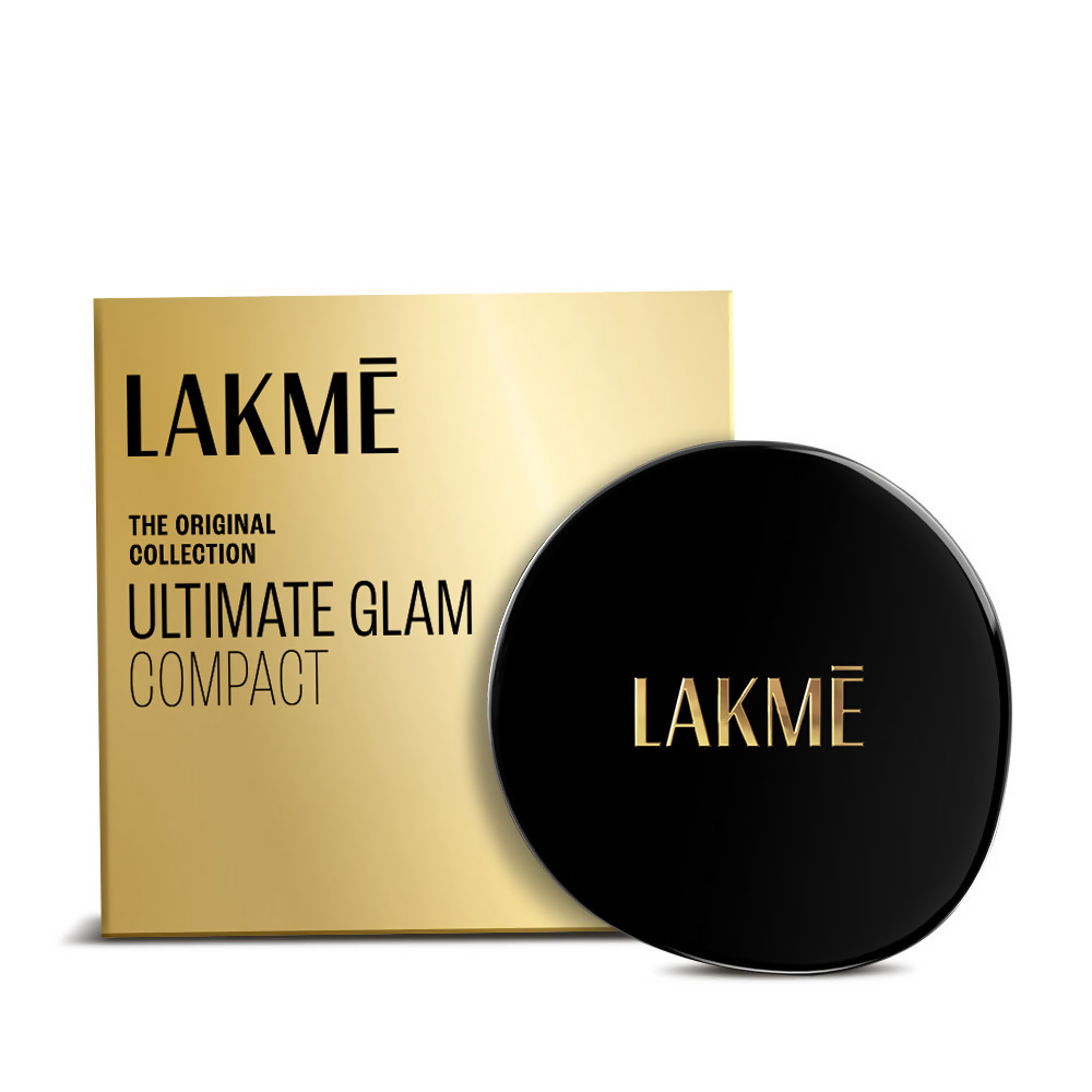 Lakme Ultimate Glam Compact, Skin Lightening Compact Powder - Beige Honey 05 | Grocsy