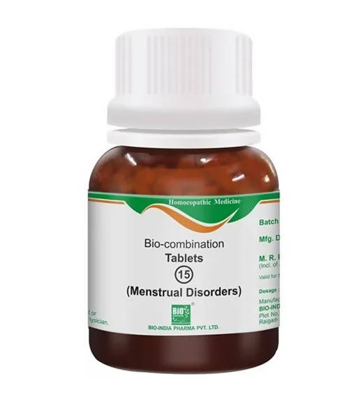Bio India Homeopathy Bio-combination 15 Tablets | Grocsy